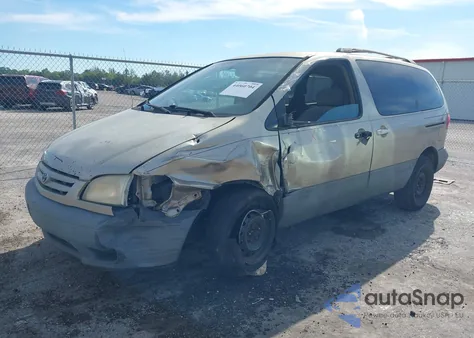2001 Toyota Sienna Le from USA, damaged, VIN 4T3ZF13C91U383581